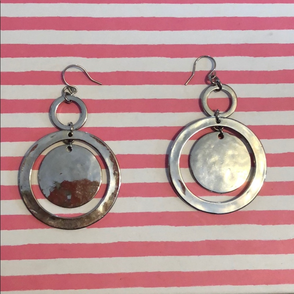 Silver earrings